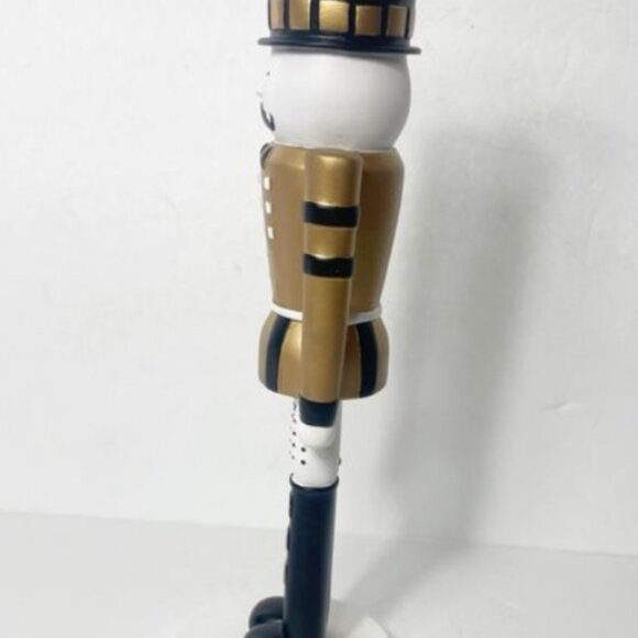 PartyLite Nutcracker Tealight Taper Candle Holder Gold Black Retired Collectible - Picture 4 of 10